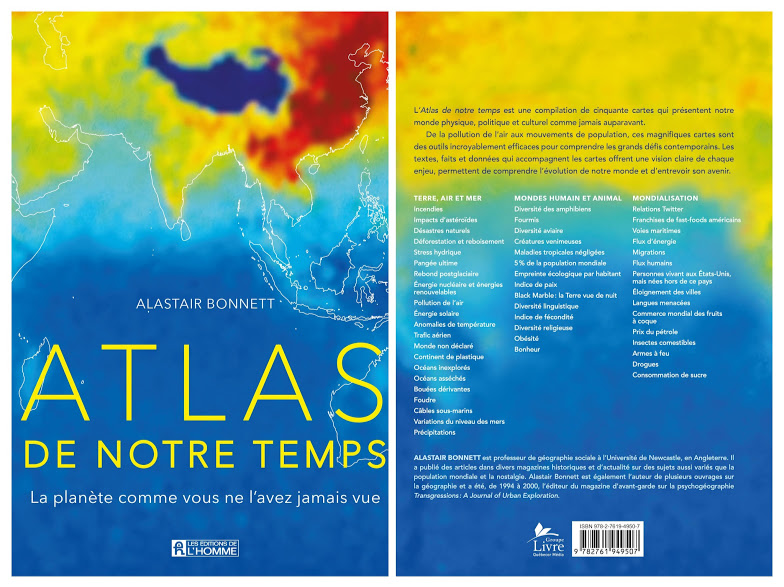 Atlas de notre temps, Alastair Bonnett, Éditions de l'Homme