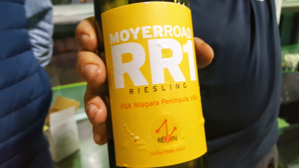 Slow Wine Montreal Salon des vins bio 2017 Moyer Road RR1 Stratus Riesling