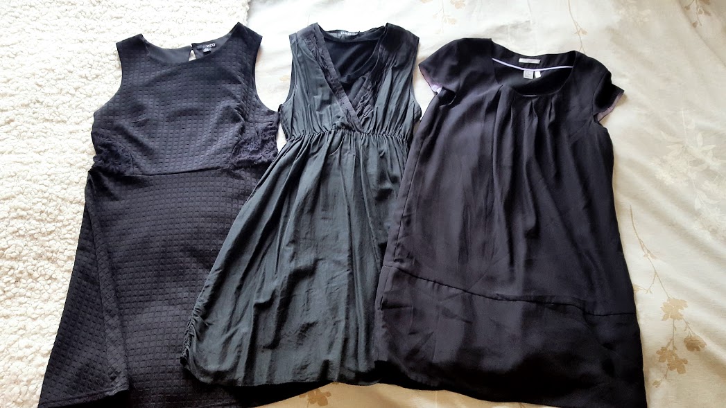 Petites robes noires trouvées dans des friperies, Montréal