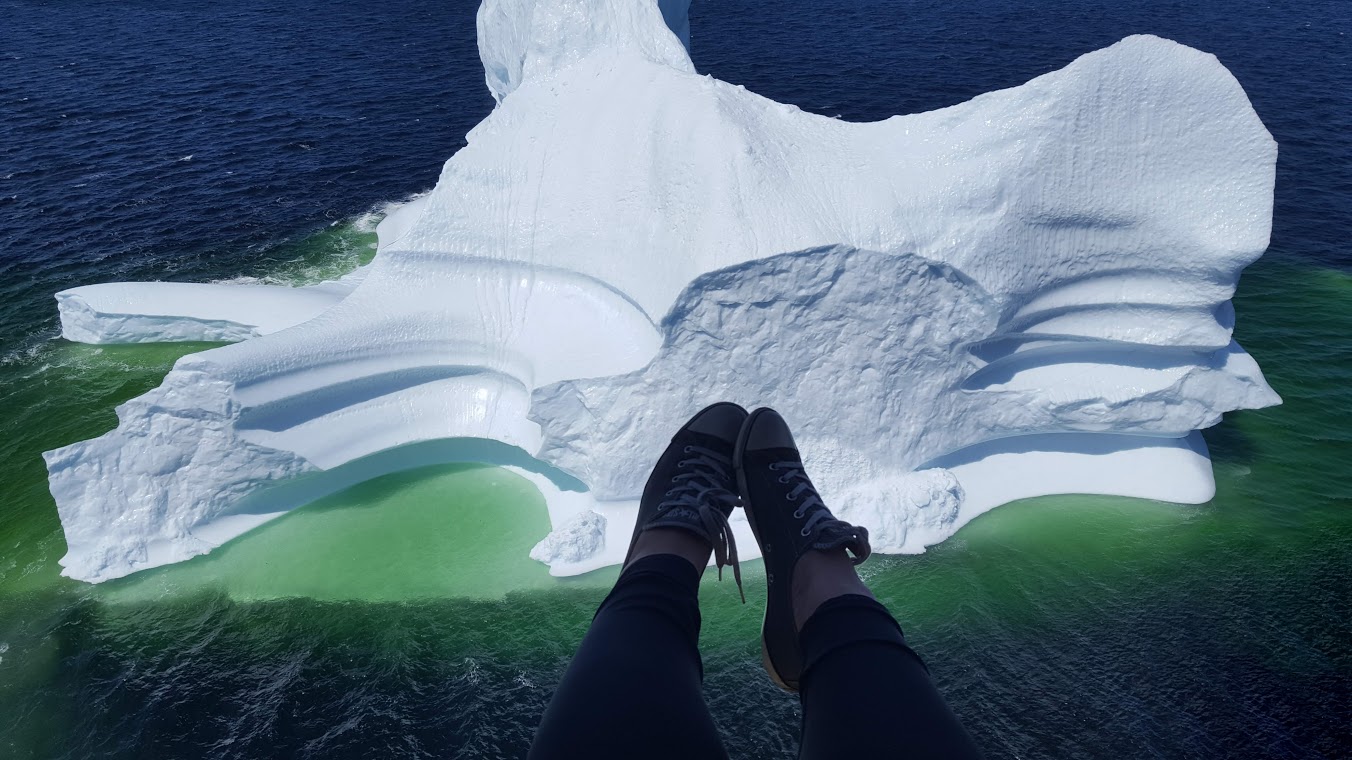 Un iceberg à Terre-Neuve en plein mois de juillet!